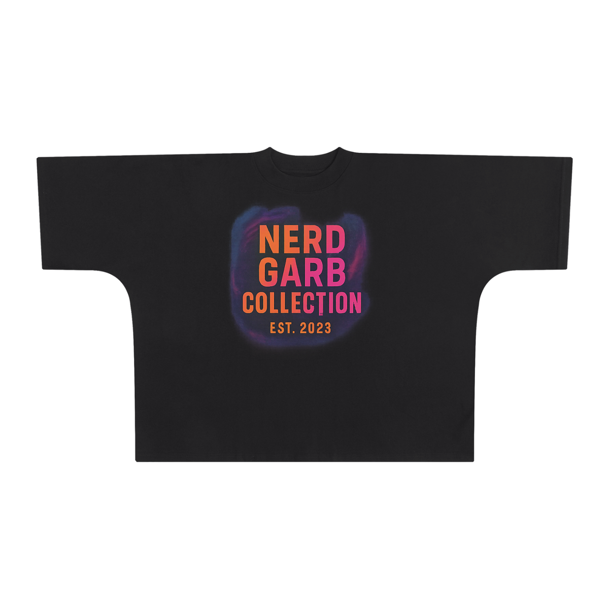 Shop “N.E.R.D” Oversized One-Piece Pattern Cut Boxy Tee (300 GSM)