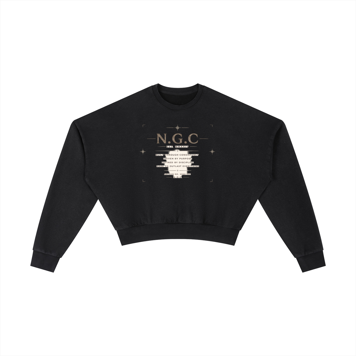 N.G.C Archive Vintage Cropped Sweatshirt