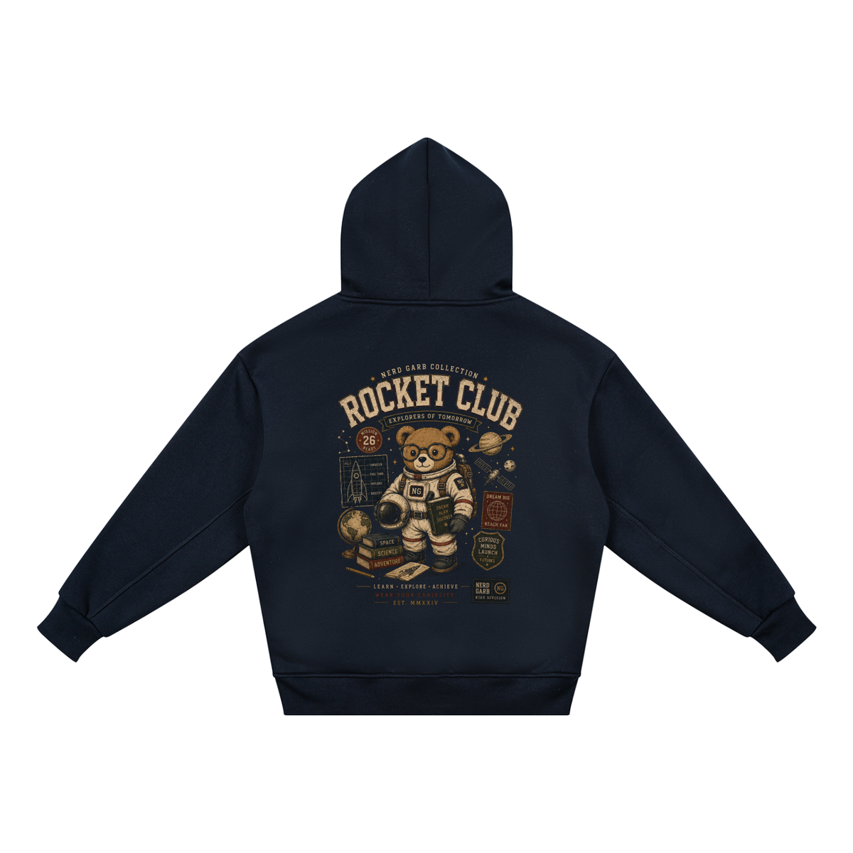 Rocket Club Kids Fleece Hoodie