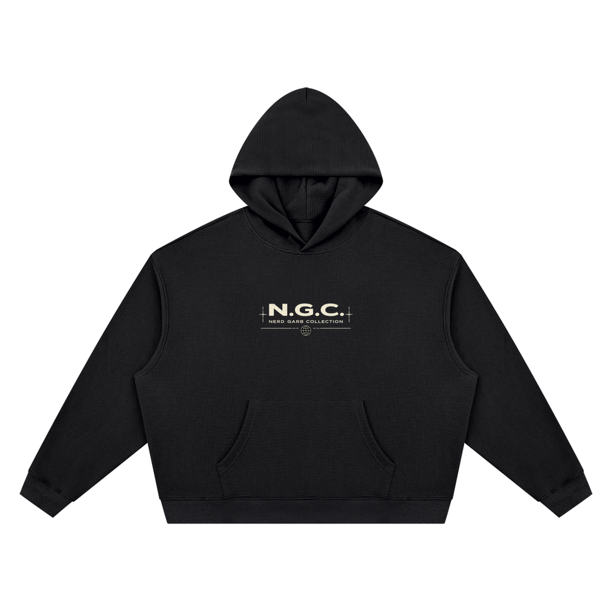 Archive Division 001 Waffle Boxy Hoodie