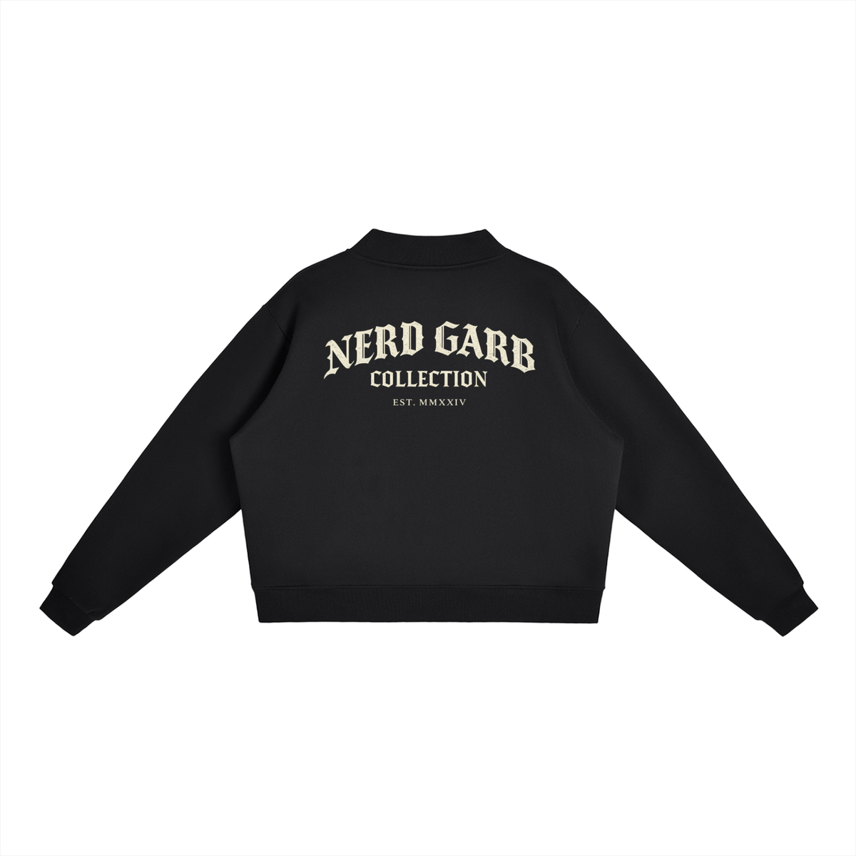 Persistence Outlasts Everything Mock Neck Crop Sweatshirt