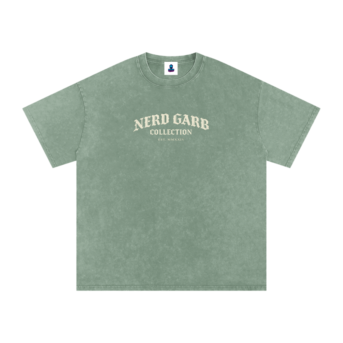 NGC Embrace the Chaos Snow Washed Oversized Cotton T-Shirt
