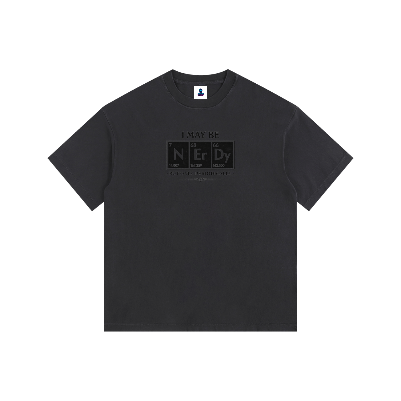 NGC “I May Be Nerdy” Periodic Table Tee - Loose Fit Drop Shoulder Graphic Premium T-Shirt