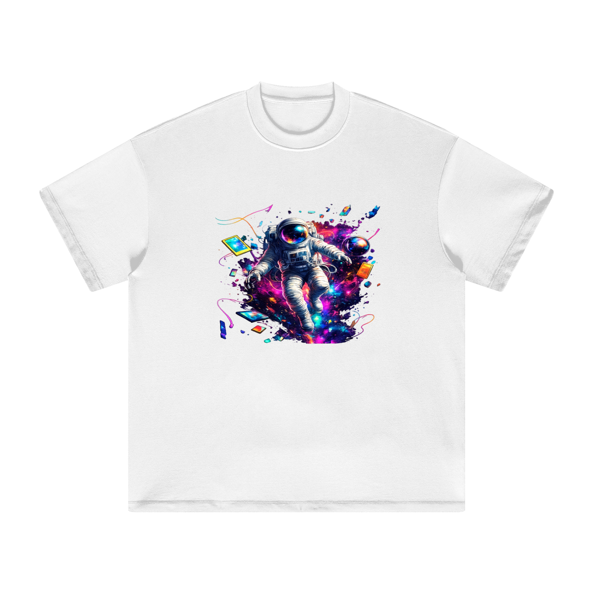 Premium Cosmic Highway Heavyweight Cotton T-Shirt