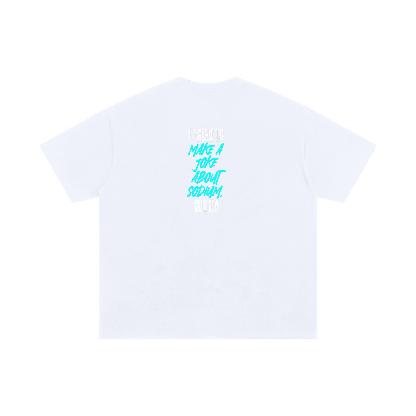 Premium Sodium Joke Oversized Cotton T-Shirt