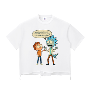 NGC “Sometimes Science” Washed Heavyweight Distressed Tee - Oversized Vintage Graphic Premium T-Shirt