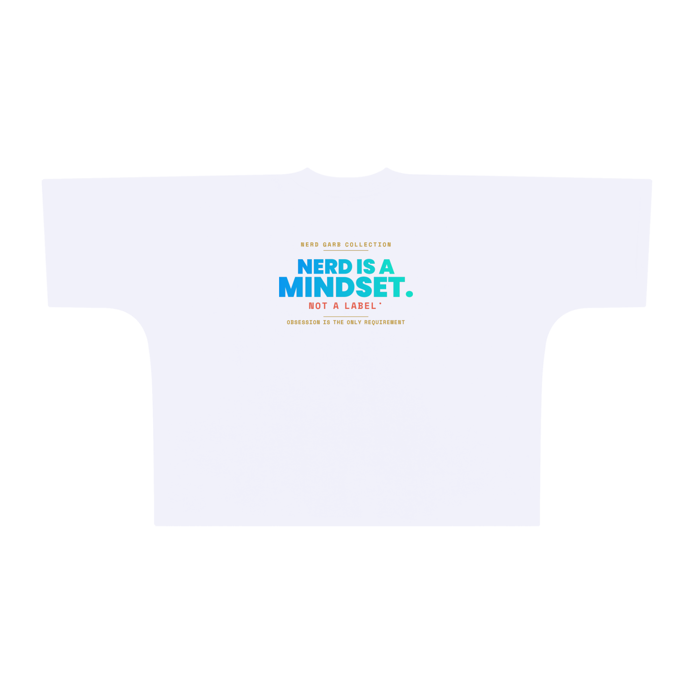 Nerd Is a Mindset Oversized One-Piece Boxy T-Shirt