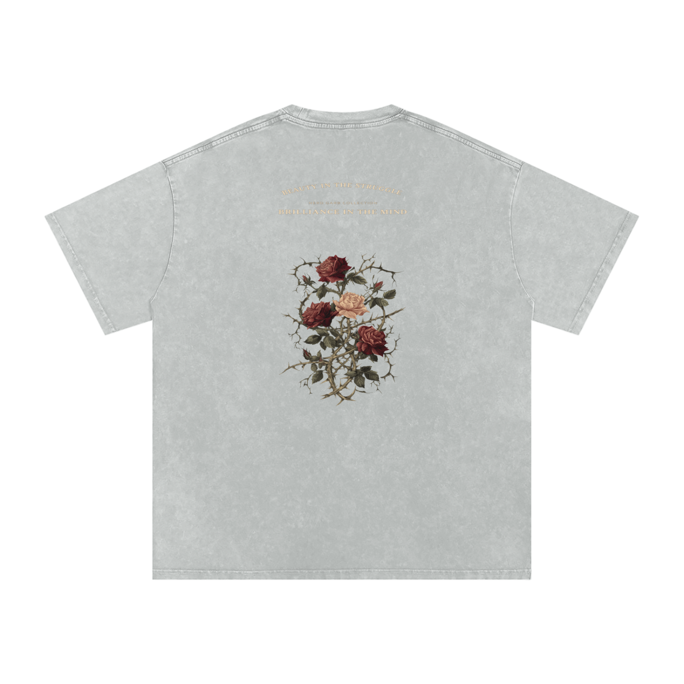 NGC Beauty in the Struggle Snow Washed Oversized Cotton T-Shirt