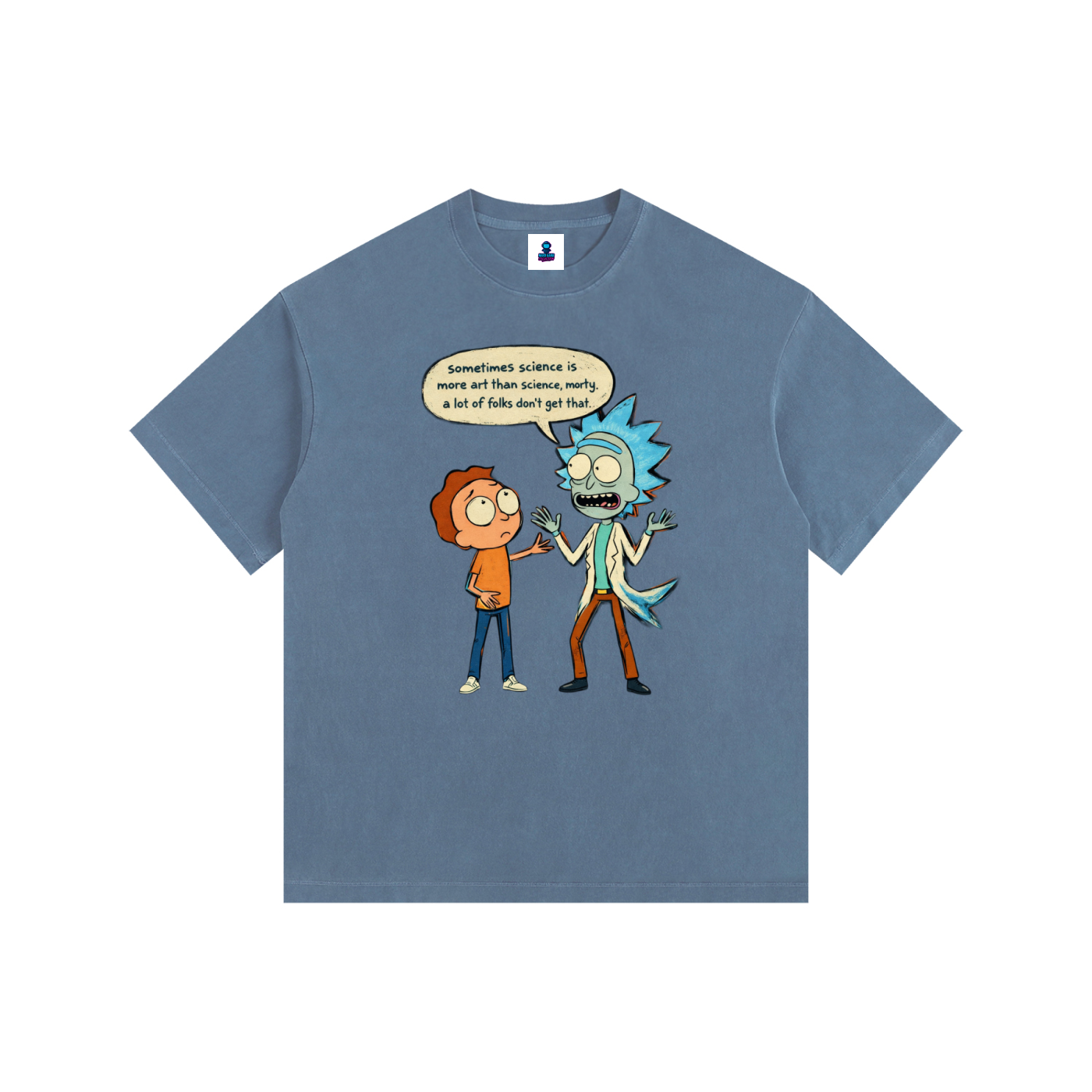 NGC “Sometimes Science” Funny Cartoon Tee - Loose Fit Drop Shoulder Graphic Premium T-Shirt
