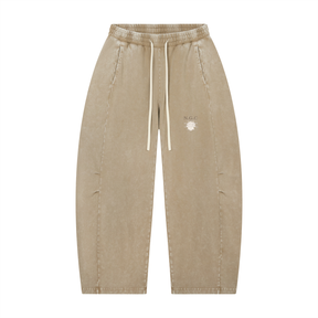 N.G.C Archive Mineral Wash Barrel Leg Pants