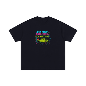 Premium User-Friendly Glitch Oversized Cotton T-Shirt