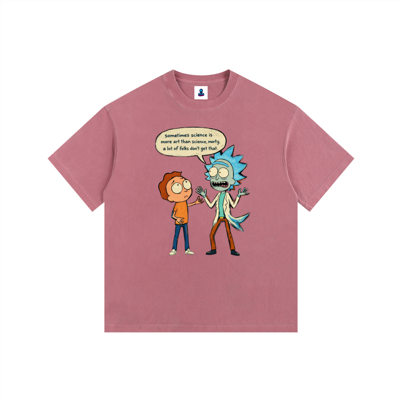 NGC “Sometimes Science” Funny Cartoon Tee - Loose Fit Drop Shoulder Graphic Premium T-Shirt