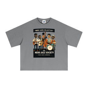 NGC Nerd Jazz Society Tee - Premium Oversized Boxy Nerd Garb Collection Graphic T-Shirt