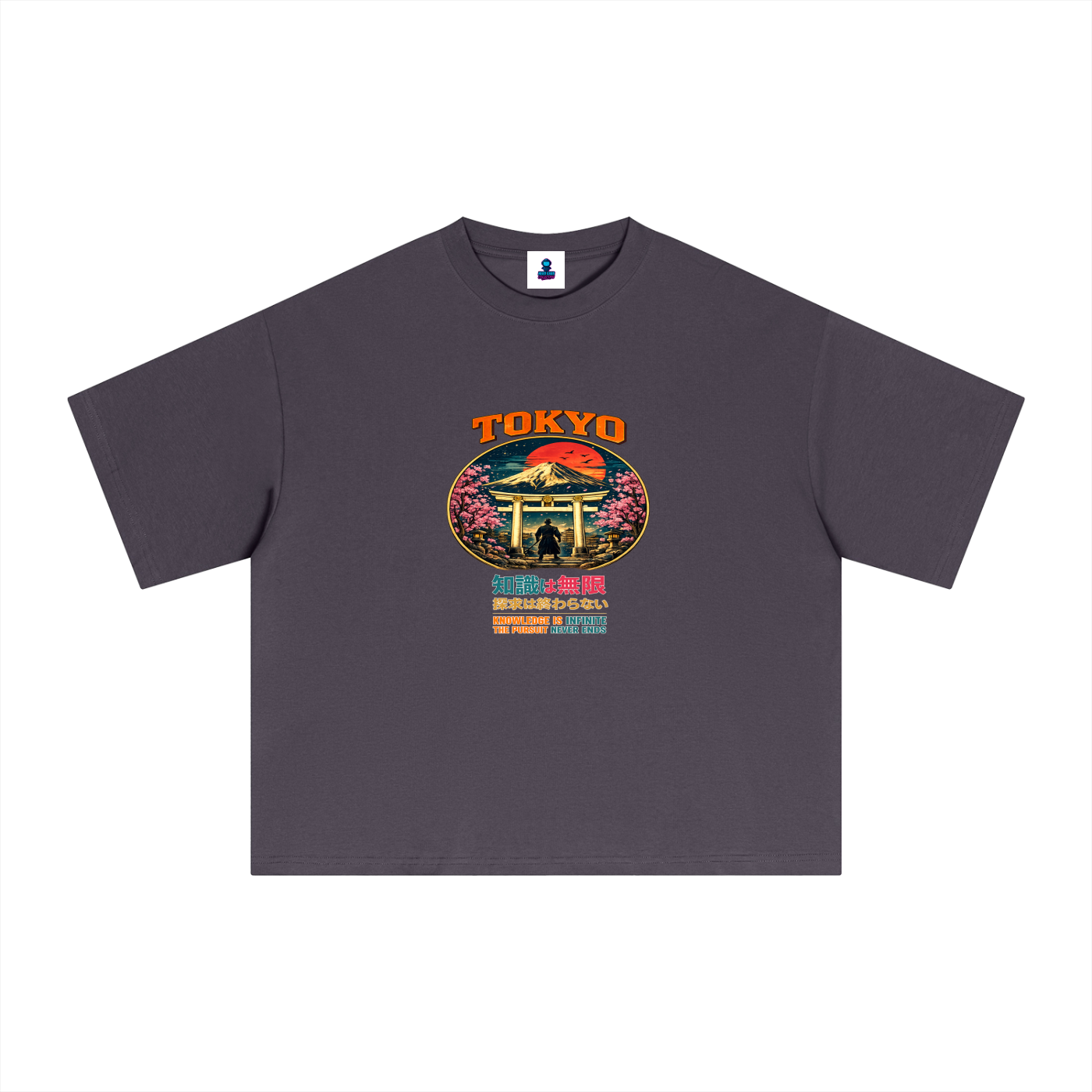 Premium Tokyo Knowledge Pursuit Sorona Boxy T-Shirt