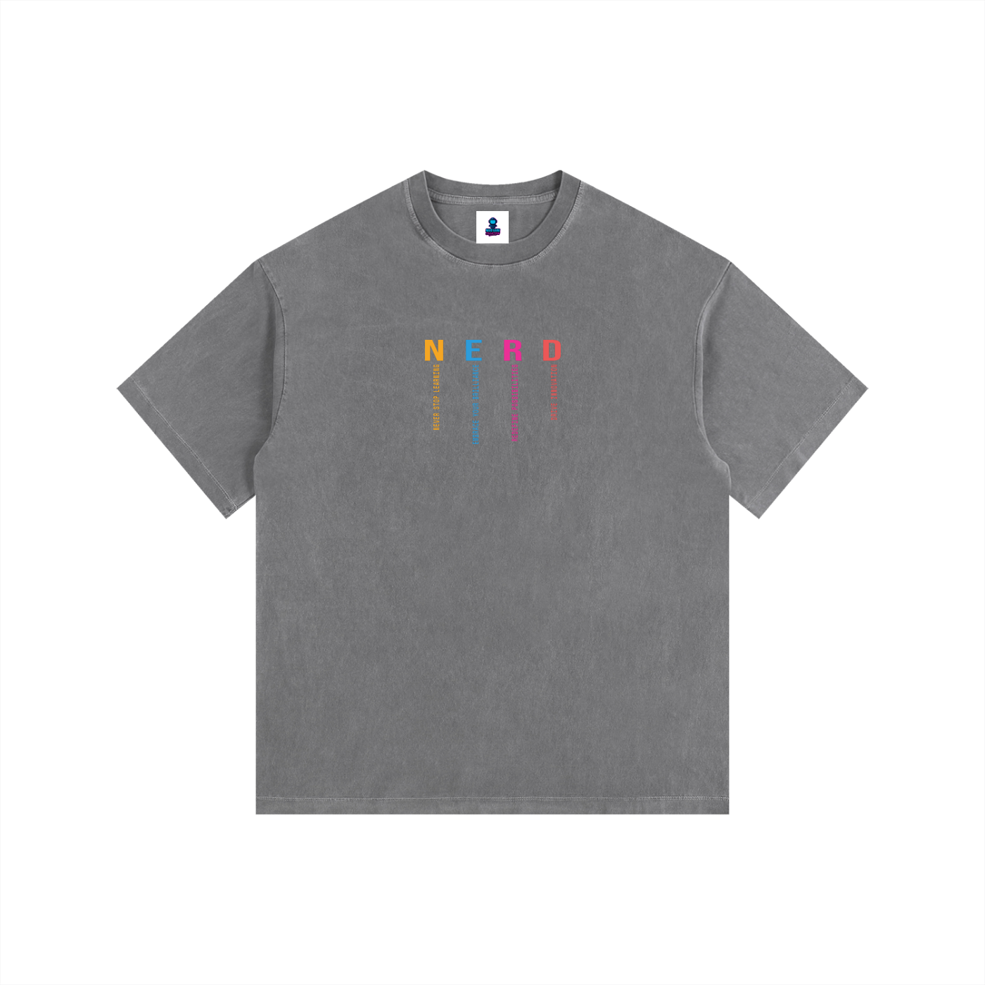 N.E.R.D. Statement Vintage Washed Oversized Cotton T-Shirt