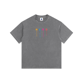 N.E.R.D. Statement Vintage Washed Oversized Cotton T-Shirt