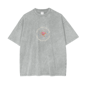 Never Trust an Atom Oversized Snow Wash T-Shirt
