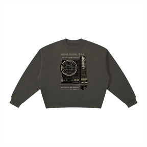N.G.C. Atomic Archive Boxy Fleece Crewneck Sweatshirt