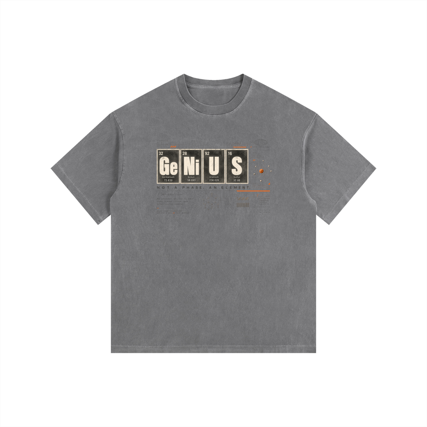 GeNiUS Specimen 002 Vintage Wash Oversized Cotton Tee