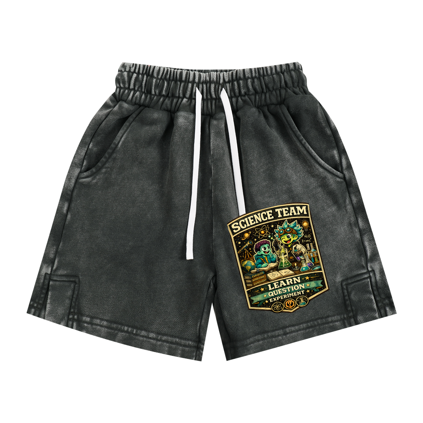 Science Team Snow Washed Kids' Shorts