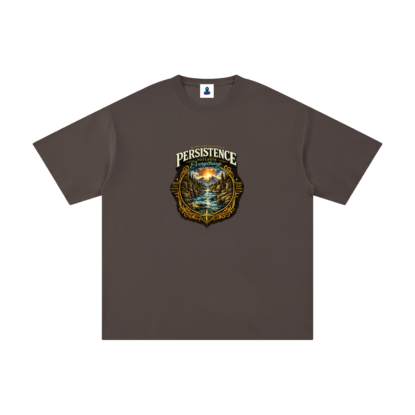 Persistence Outlasts Everything Unisex Pure Cotton T-Shirt
