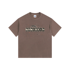 CuReIOSiTY Specimen 003 Vintage Wash Oversized Cotton Tee