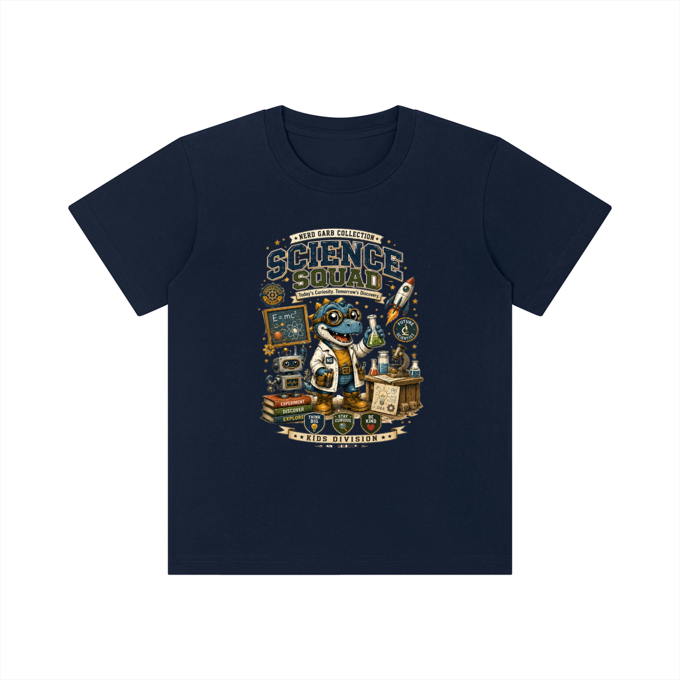 Science Squad Kids Graphic Cotton Tee