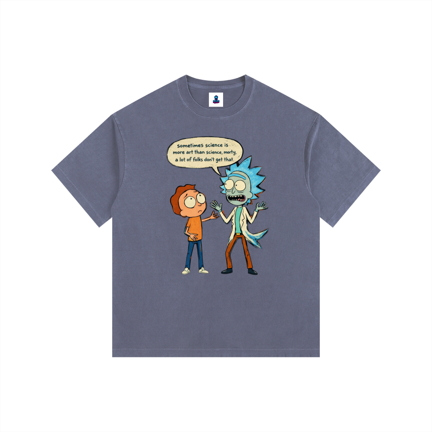 NGC “Sometimes Science” Funny Cartoon Tee - Loose Fit Drop Shoulder Graphic Premium T-Shirt