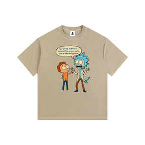 NGC “Sometimes Science” Funny Cartoon Tee - Loose Fit Drop Shoulder Graphic Premium T-Shirt