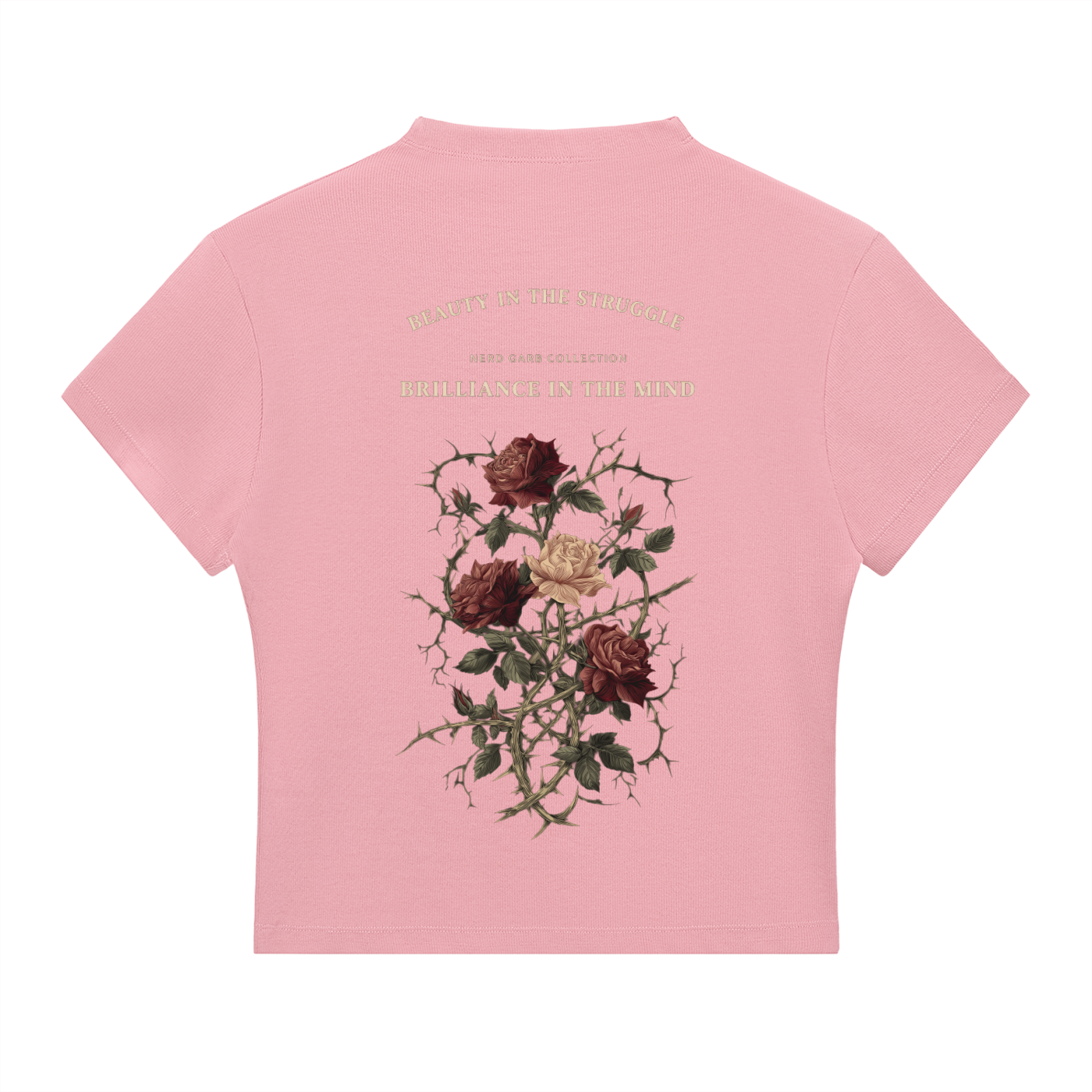 Milano Beauty in the Struggle Essential Slim Fit Mock Neck T-Shirt