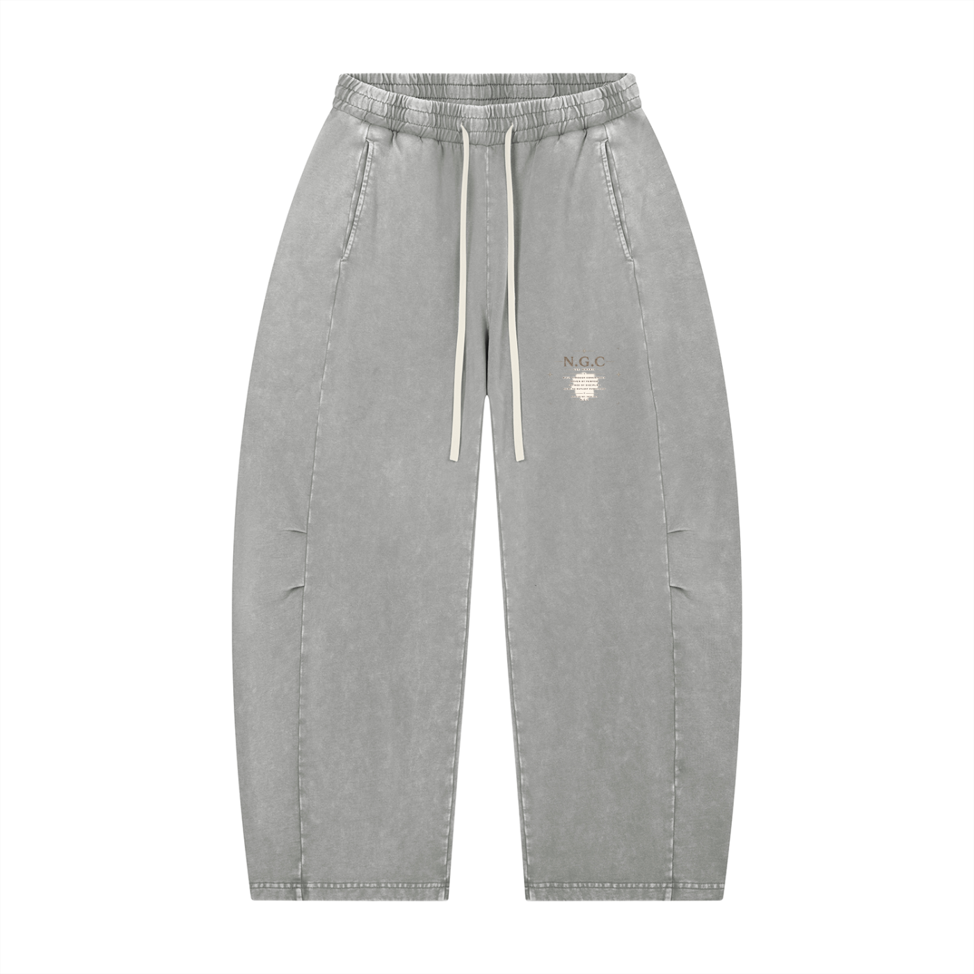 N.G.C Archive Mineral Wash Barrel Leg Pants