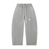 N.G.C Archive Mineral Wash Barrel Leg Pants