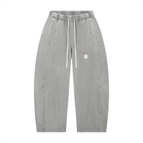 N.G.C Archive Mineral Wash Barrel Leg Pants