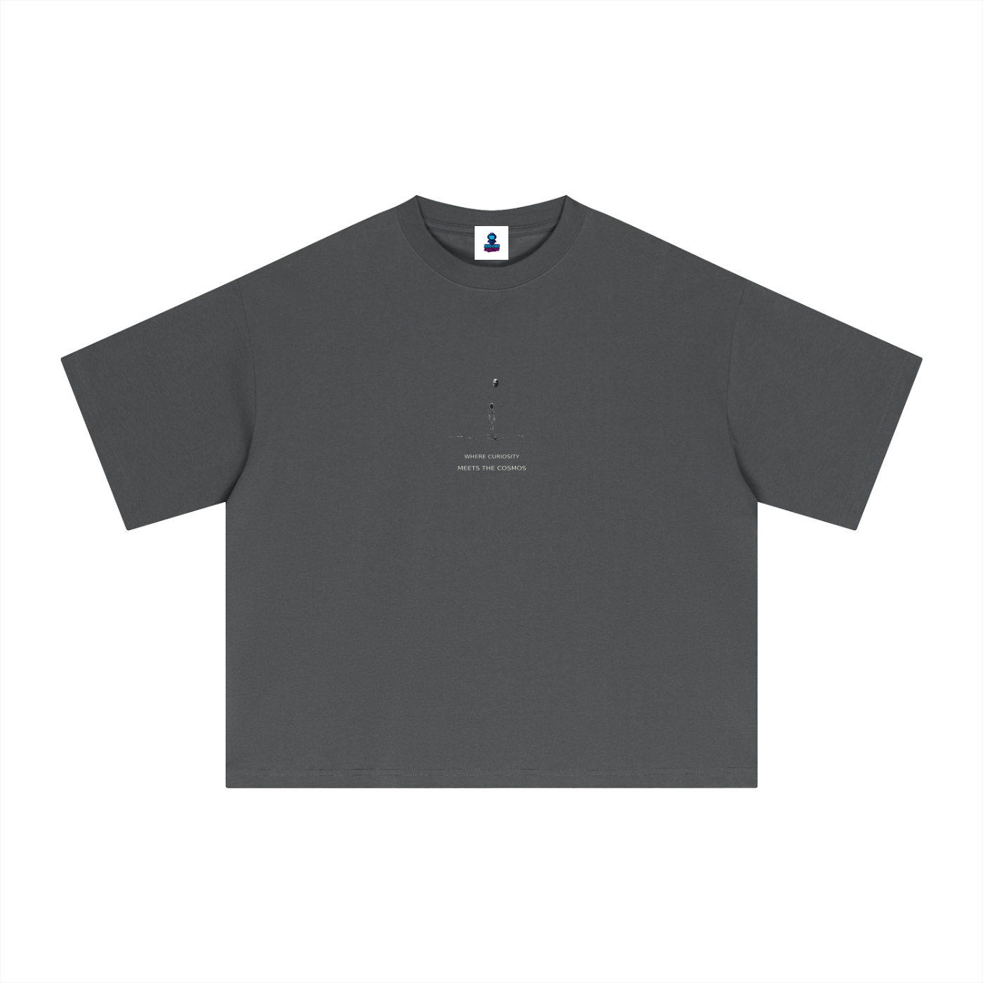 Premium Curiosity Meets the Cosmos Sorona Boxy T-Shirt