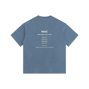 NGC Core Values Logo Tee - Minimalist Back Print Premium T-Shirt