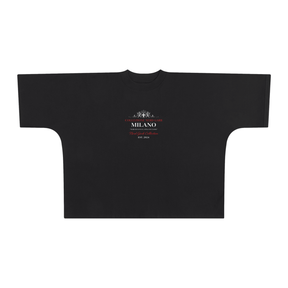Milano Crest Graphic Tee – Oversized Boxy Fit