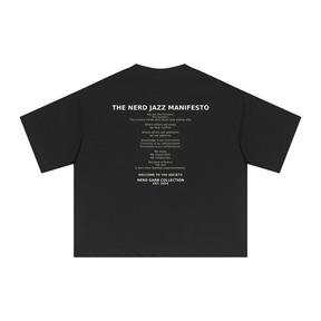 NGC Nerd Jazz Society Tee - Premium Oversized Boxy Nerd Garb Collection Graphic T-Shirt