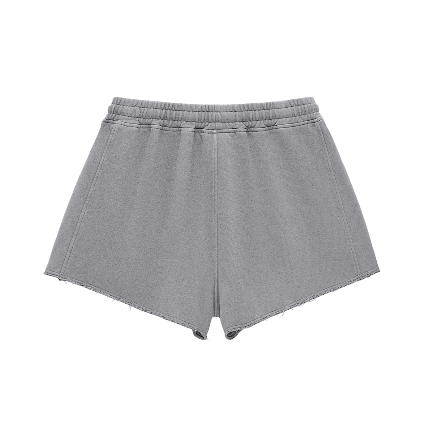 N.G.C Archive Snow Washed Raw Edge Drawstring Shorts