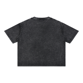 Mineral Wash Boxy Cotton Tee