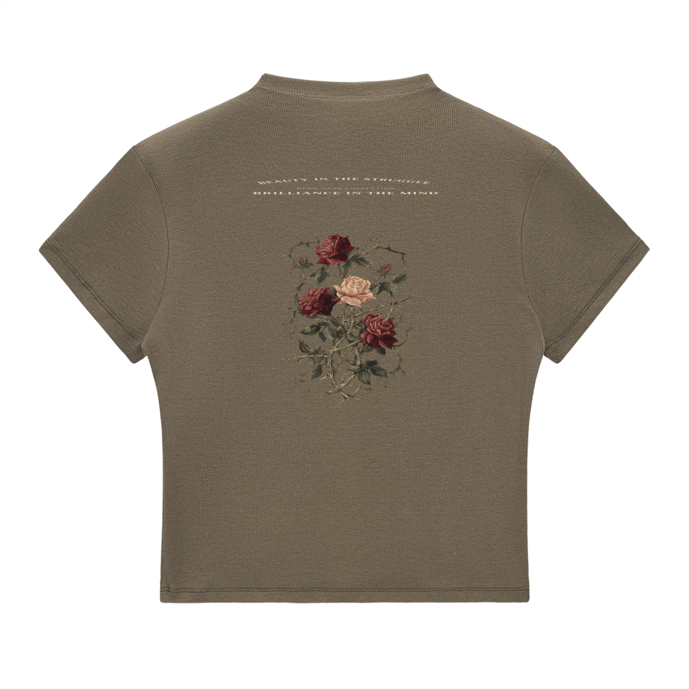 Milano Beauty in the Struggle Essential Slim Fit Mock Neck T-Shirt