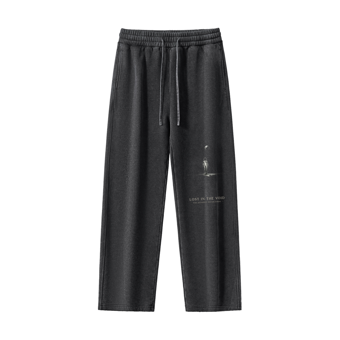 Lost in the Void Frayed Enzyme Washed Sweatpants