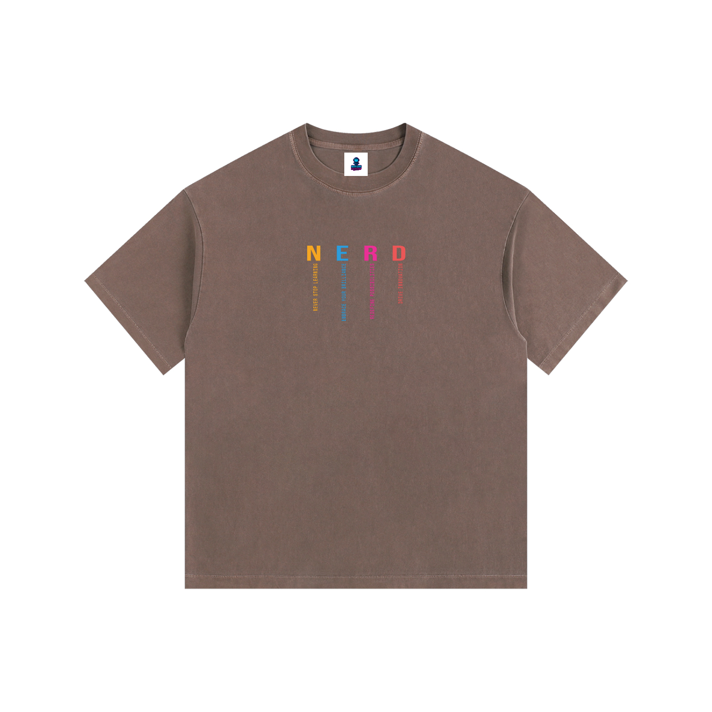 N.E.R.D. Statement Vintage Washed Oversized Cotton T-Shirt