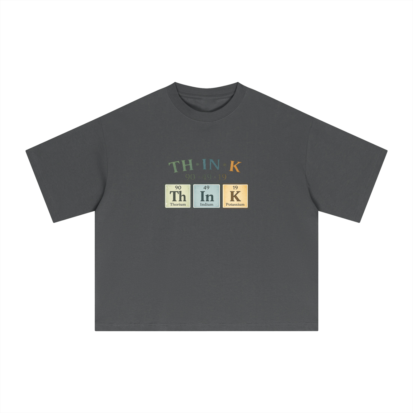 Premium THINK Periodic Table Sorona Boxy T-Shirt