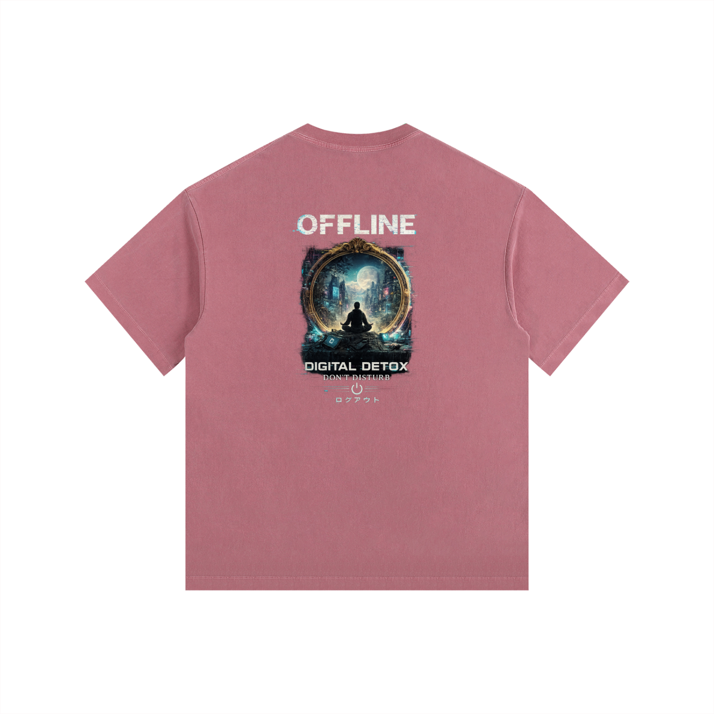 NGC “Offline Digital Detox” Graphic Tee - Cyber Zen Graphic Premium T-Shirt