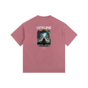 NGC “Offline Digital Detox” Graphic Tee - Cyber Zen Graphic Premium T-Shirt