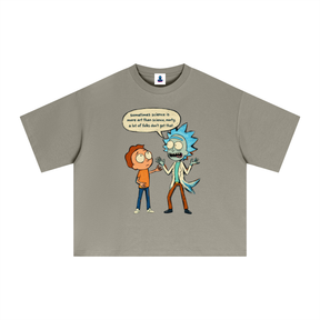NGC “Sometimes Science” Cartoon Tee - Premium Oversized Drop Shoulder T-Shirt
