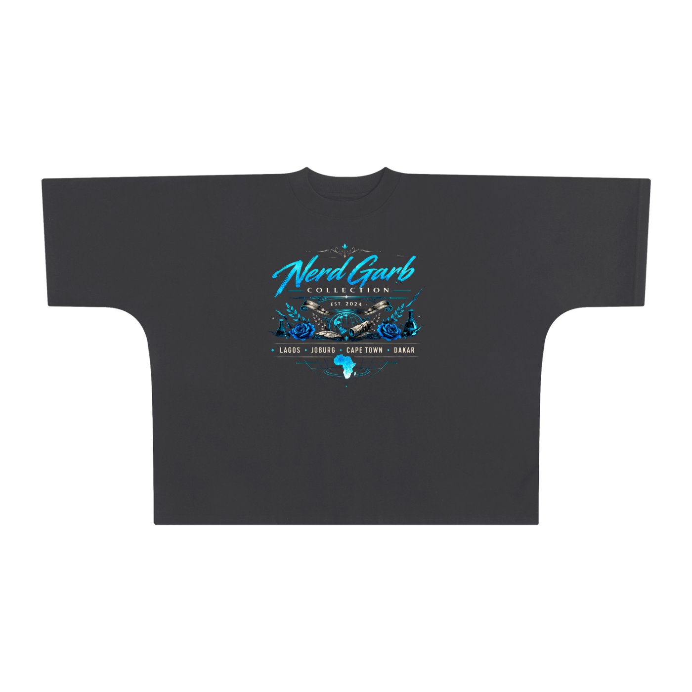 NGC Global Science Heavyweight Oversized Tee - Premium Oversized Boxy T-Shirt