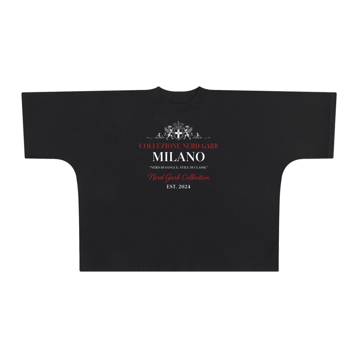 NGC Milano Crest Heavyweight Oversized Tee - Premium Oversized Boxy T-Shirt
