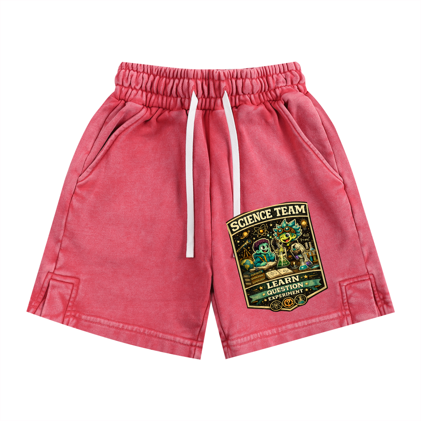 Science Team Snow Washed Kids' Shorts