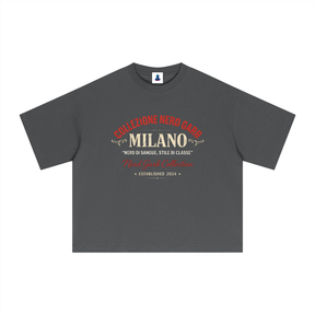 NGC Milano Heritage Tee - Premium Oversized Boxy Nerd Garb Collection Graphic T-Shirt